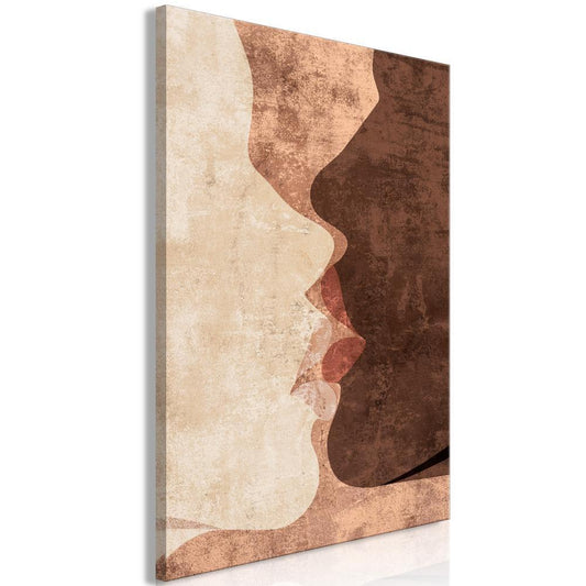 Canvas Print - Unearthly Kiss (1 Part) Vertical-ArtfulPrivacy-Wall Art Collection