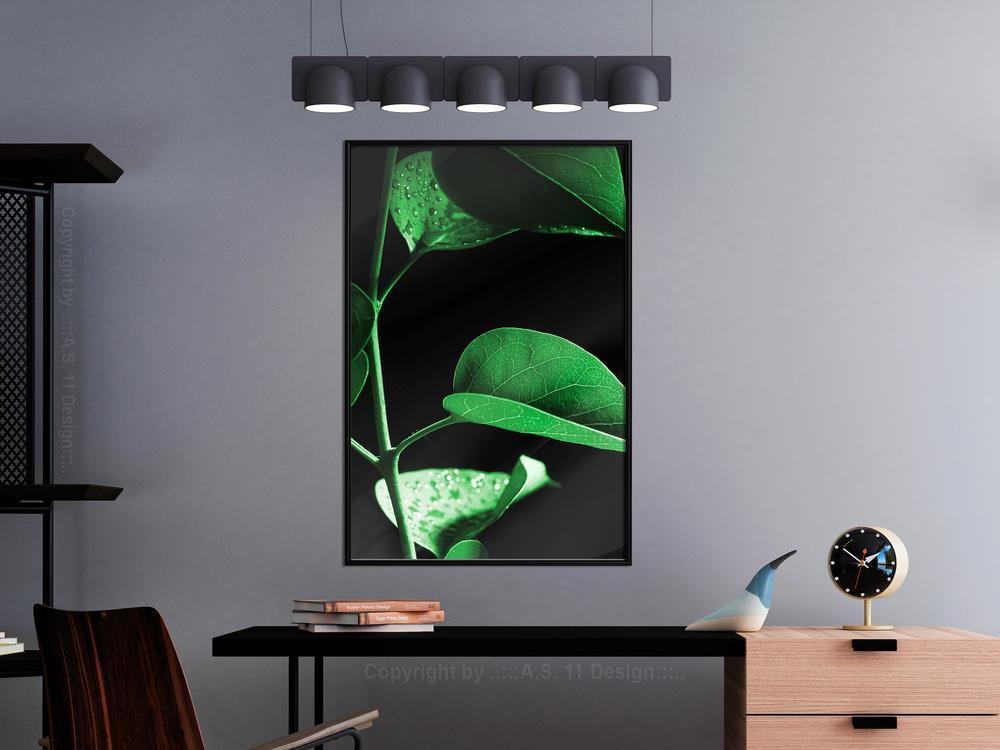 Botanical Wall Art - Calm After the Storm-artwork for wall with acrylic glass protection