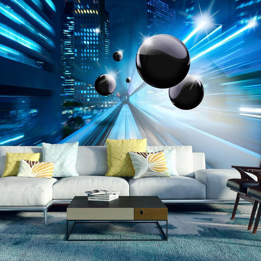 Wall Mural - Time & Space-Wall Murals-ArtfulPrivacy