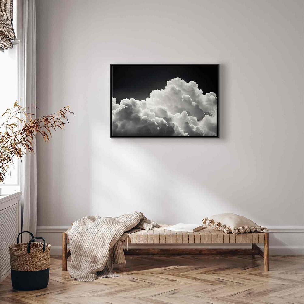 Canvas Print - Discover the Endless Play of Sunlight – Clouds and Shadows in the Sky