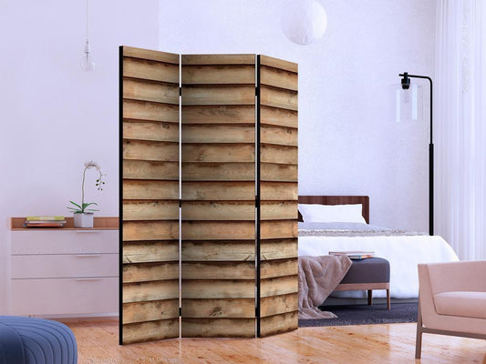 Decorative partition-Room Divider - Desert Parallel-Folding Screen Wall Panel by ArtfulPrivacy
