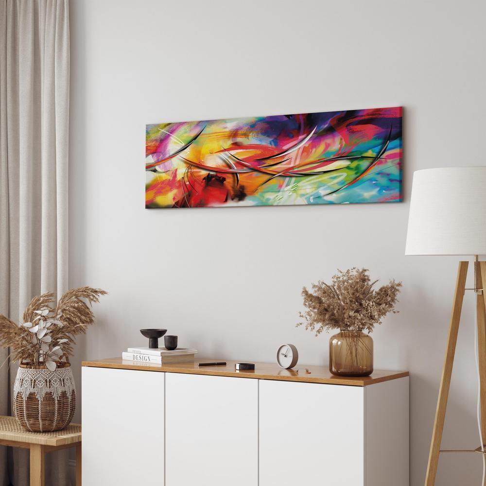 Canvas Print - Dance of the rainbow-ArtfulPrivacy-Wall Art Collection