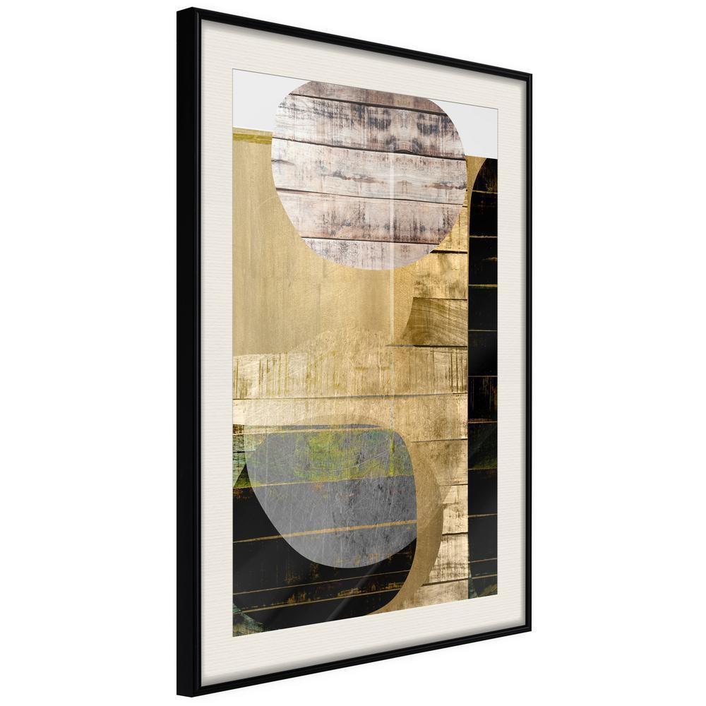 Abstract Poster Frame - Sunny Living Room-artwork for wall with acrylic glass protection
