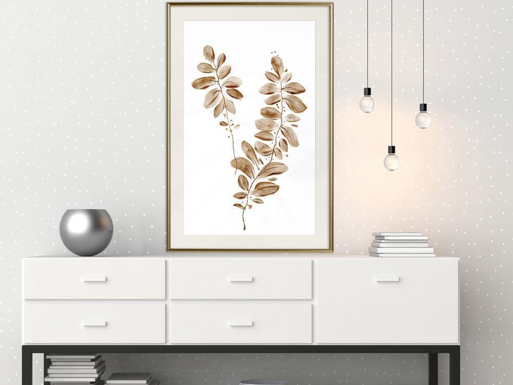 Botanical Wall Art - Botanical Watercolour-artwork for wall with acrylic glass protection