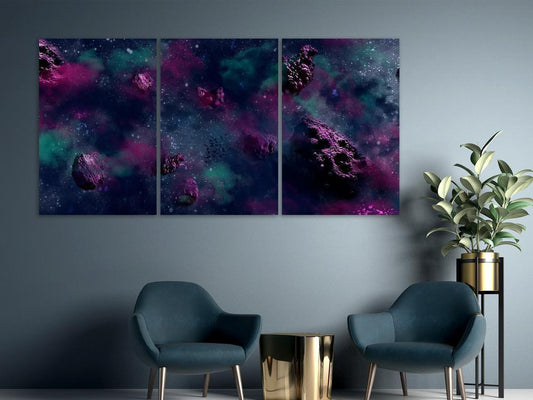 Canvas Print - Endless Space (3 Parts)-ArtfulPrivacy-Wall Art Collection