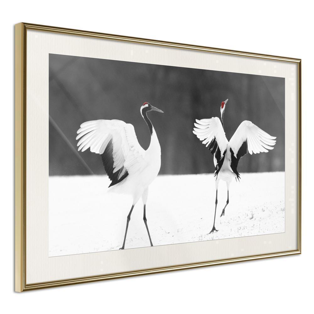 Frame Wall Art - Bird Date-artwork for wall with acrylic glass protection