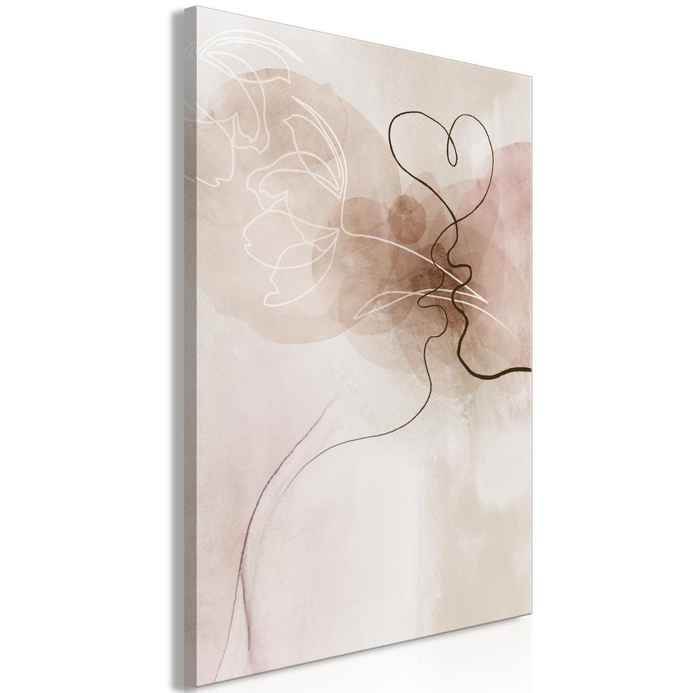 Canvas Print - Tangled in Dreams (1 Part) Vertical-ArtfulPrivacy-Wall Art Collection