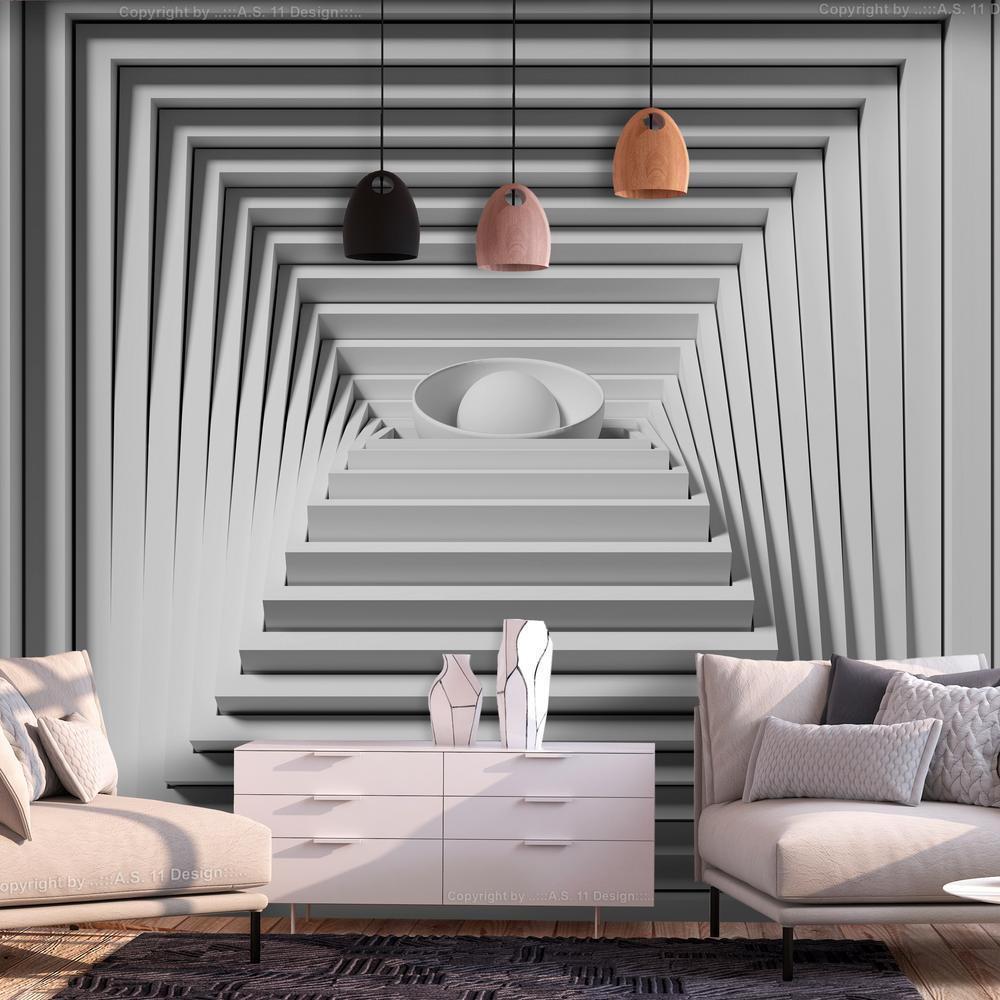 Wall Mural - Quadrangle Depth-Wall Murals-ArtfulPrivacy