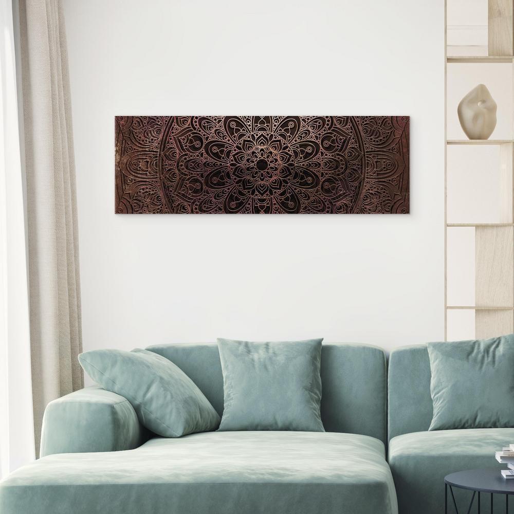 Canvas Print - Mandala: Amber Silence