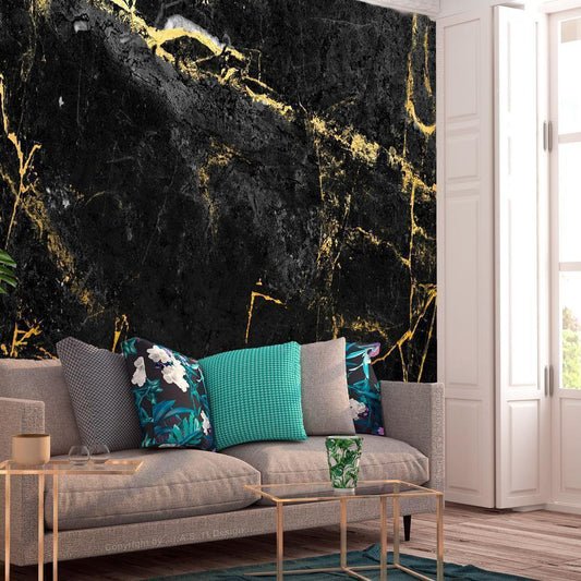 Wall Mural - Black Elegance-Wall Murals-ArtfulPrivacy