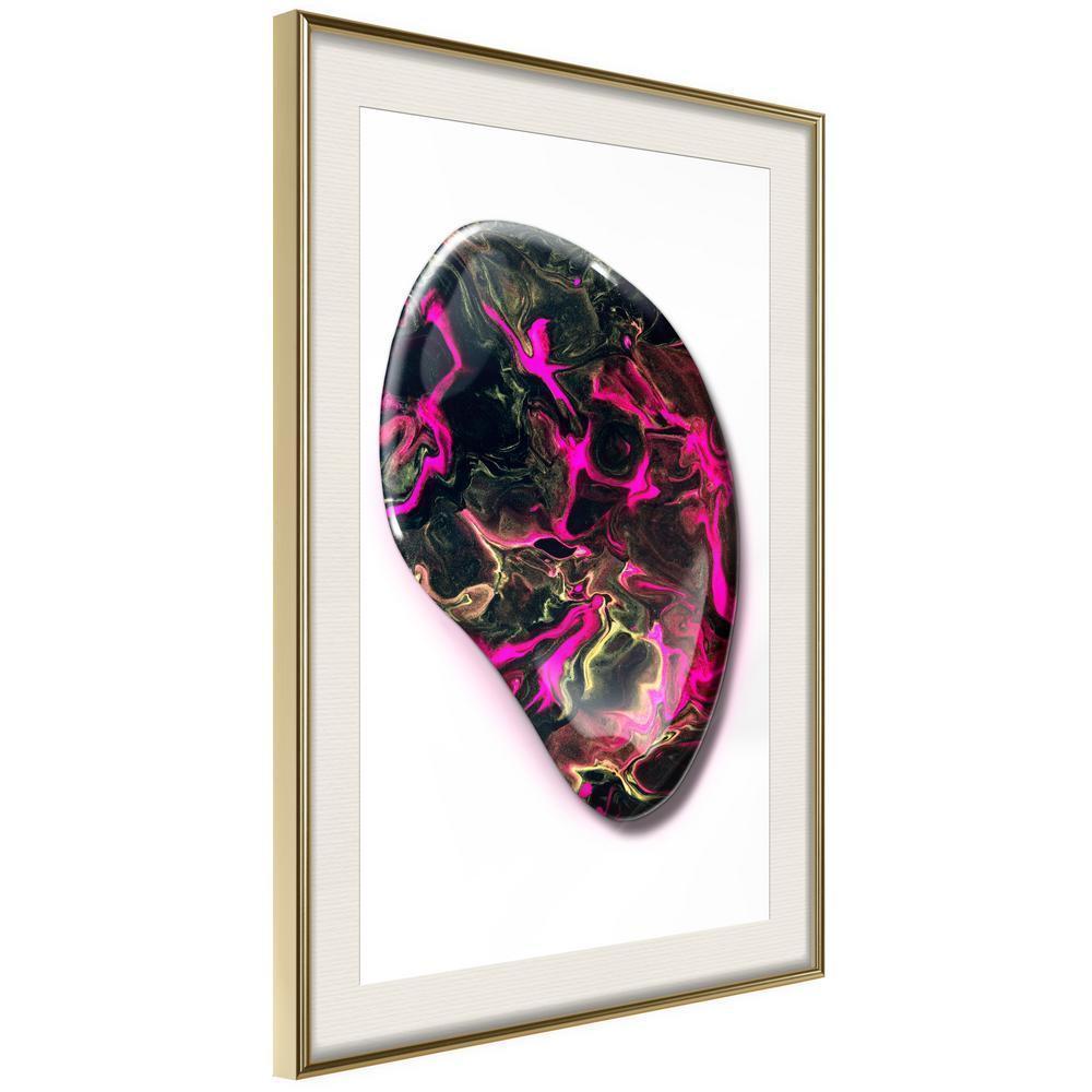 Abstract Poster Frame - Lucky Stone-artwork for wall with acrylic glass protection