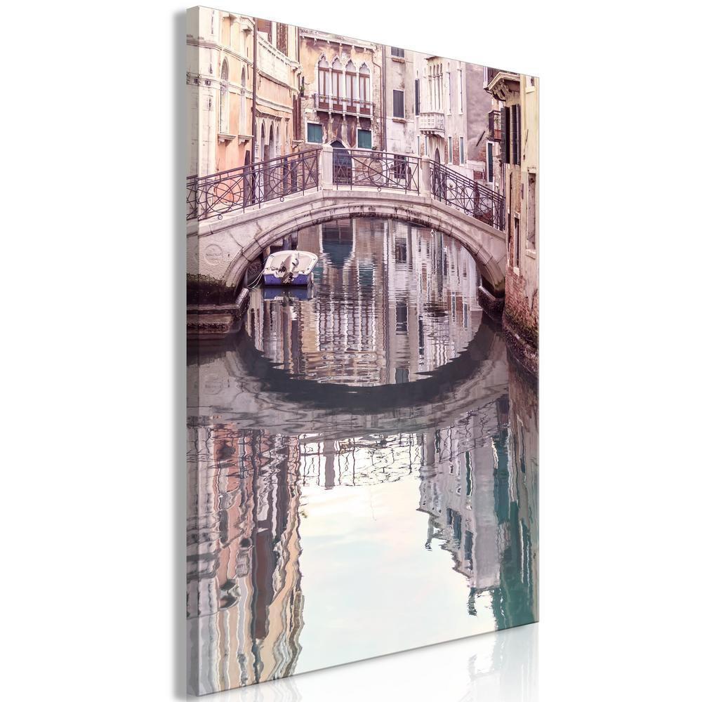 Canvas Print - Noon in Venice (1 Part) Vertical-ArtfulPrivacy-Wall Art Collection