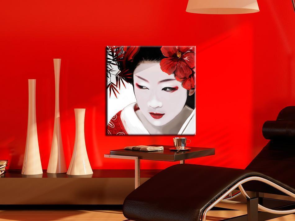 Canvas Print - Japanese Geisha-ArtfulPrivacy-Wall Art Collection