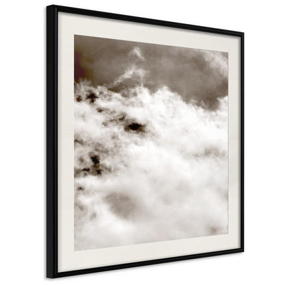 Framed Art - Clouds-artwork for wall with acrylic glass protection