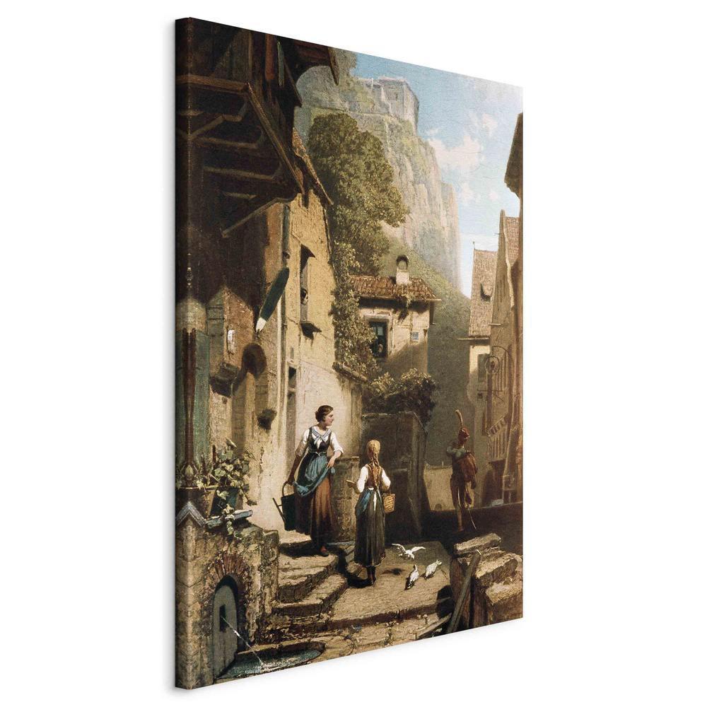 Canvas Print - Im Dachstübchen (Carl Spitzweg)