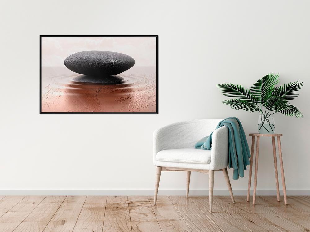 Framed Art - Balance-artwork for wall with acrylic glass protection