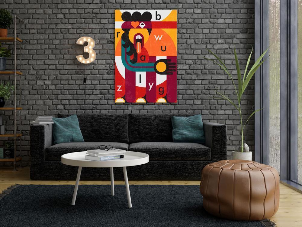 Canvas Print - Art of Design (1 Part) Vertical-ArtfulPrivacy-Wall Art Collection