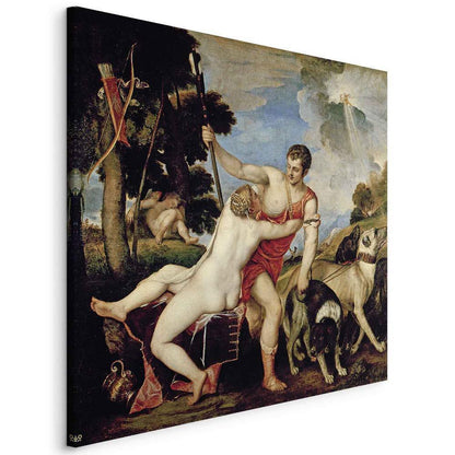 Canvas Print - Venus and Adonis (Tycjan )