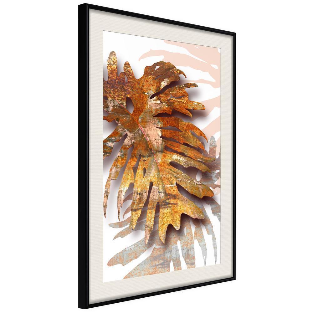 Botanical Wall Art - September Leaves-artwork for wall with acrylic glass protection