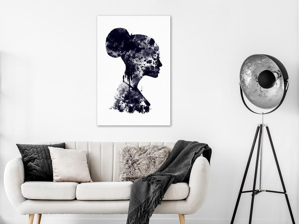 Canvas Print - Abstract Profile (1 Part) Vertical-ArtfulPrivacy-Wall Art Collection