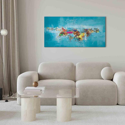 Handmade Painting - Paradise (1 Part) Wide