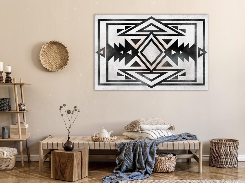 Canvas Print - Ethnic Pattern (1 Part) Wide-ArtfulPrivacy-Wall Art Collection