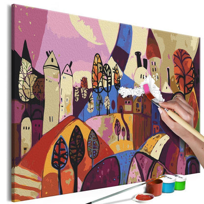 Start learning Painting - Paint By Numbers Kit - Fairy Land - new hobby