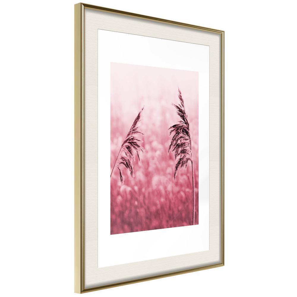Framed Art - Amaranth Meadow-artwork for wall with acrylic glass protection