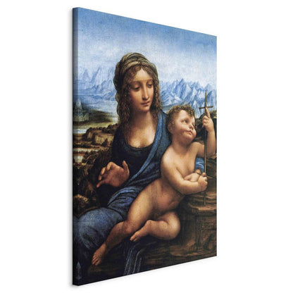 Canvas Print - Madonna With a Distaff (Leonardo da Vinci)