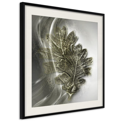 Botanical Wall Art - Leaves of the Tree of Wisdom-artwork for wall with acrylic glass protection