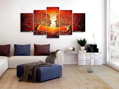 Canvas Print - Heat of Love-ArtfulPrivacy-Wall Art Collection