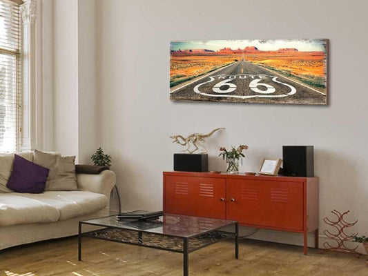 Canvas Print - Straight road-ArtfulPrivacy-Wall Art Collection
