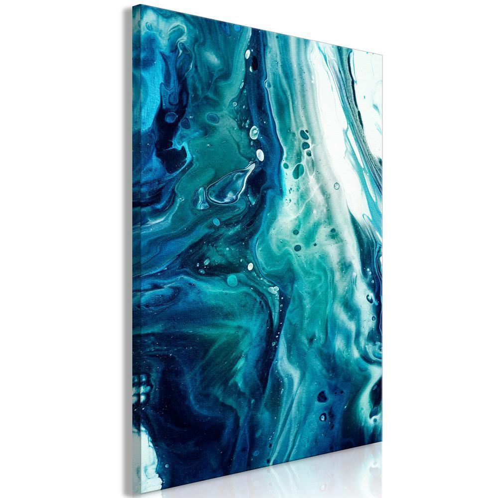 Canvas Print - Ocean's Menace (1 Part) Vertical-ArtfulPrivacy-Wall Art Collection