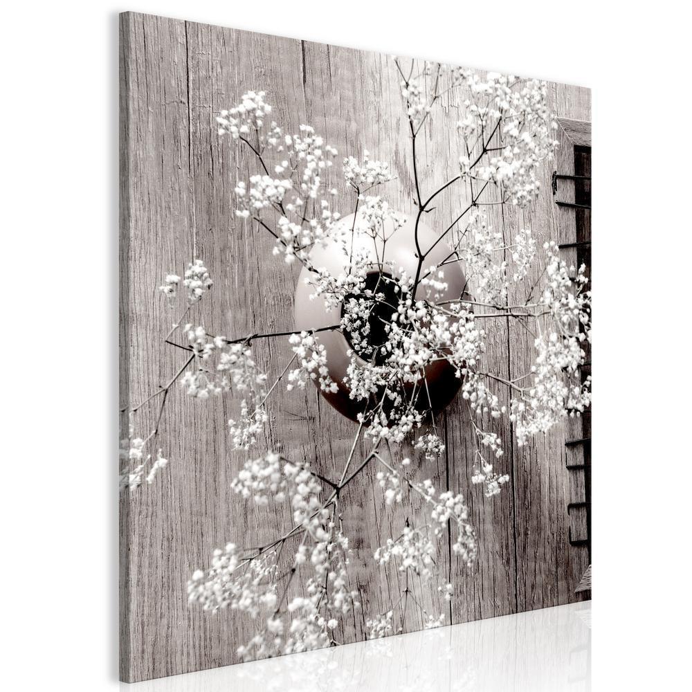 Canvas Print - Dried Flowers (1 Part) Square