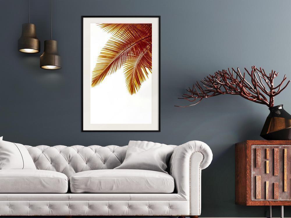 Botanical Wall Art - Hot Evening-artwork for wall with acrylic glass protection