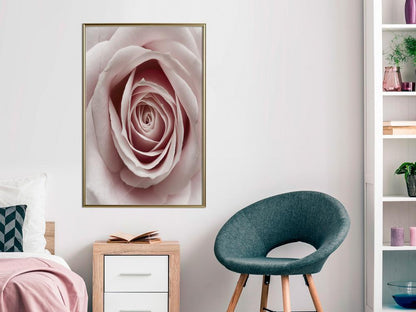 Botanical Wall Art - Rosebud-artwork for wall with acrylic glass protection