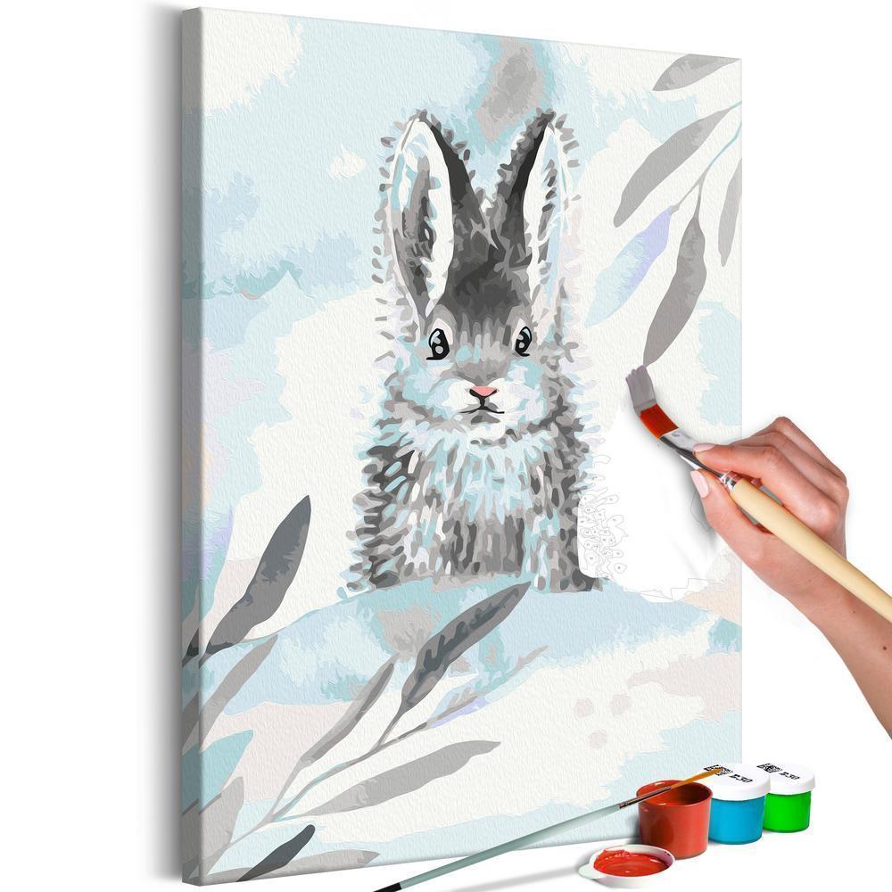 Start learning Painting - Paint By Numbers Kit - Sweet Rabbit - new hobby