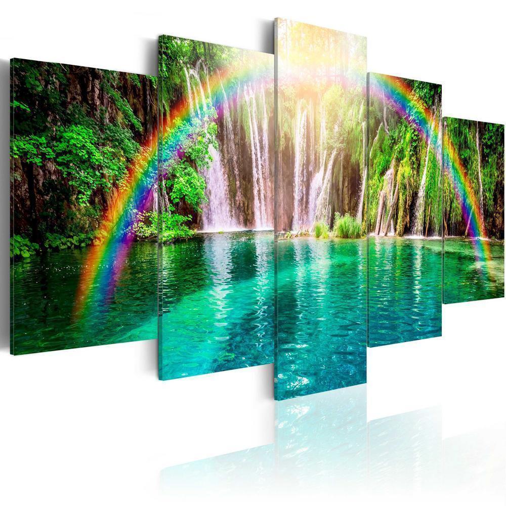 Canvas Print - Rainbow time-ArtfulPrivacy-Wall Art Collection