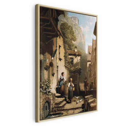 Canvas Print - Im Dachstübchen (Carl Spitzweg)