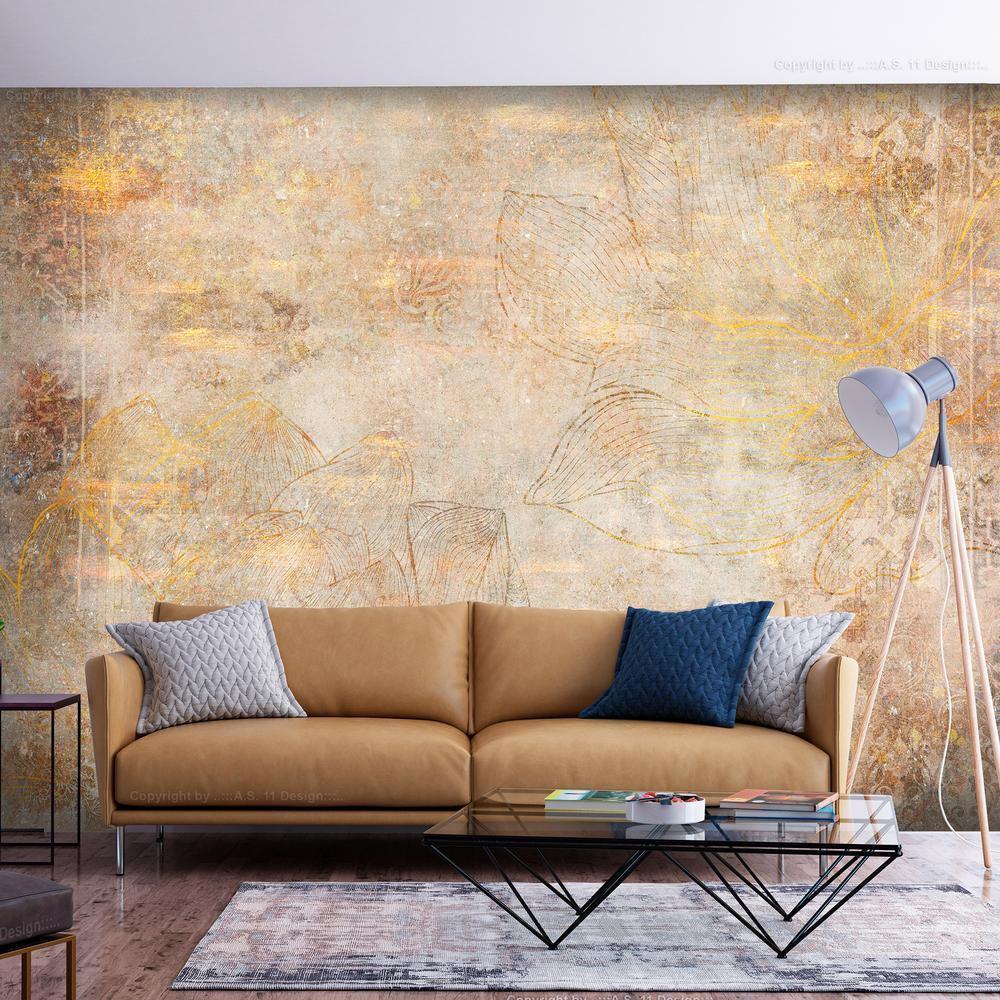 Wall Mural - Golden Etude-Wall Murals-ArtfulPrivacy