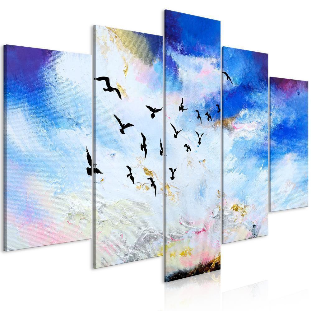 Canvas Print - Autumn Is Coming (5 Parts) Wide