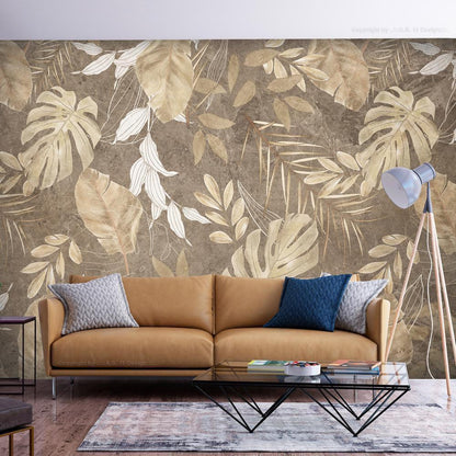 Wall Mural - Exotic Postcard - First Variant-Wall Murals-ArtfulPrivacy