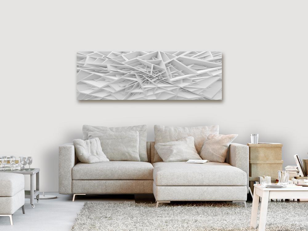 Canvas Print - Complicated Geometry (1 Part) Narrow-ArtfulPrivacy-Wall Art Collection