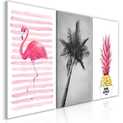 Canvas Print - Tropical Heat (3 Parts)-ArtfulPrivacy-Wall Art Collection