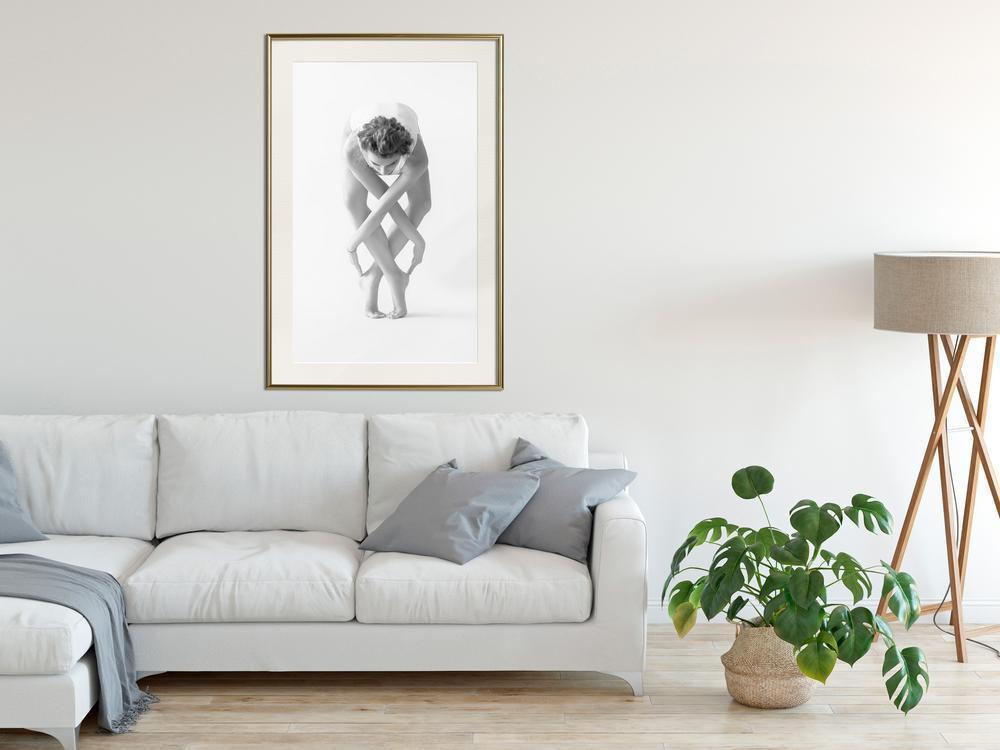 Wall Decor Portrait - Interlaced Body-artwork for wall with acrylic glass protection