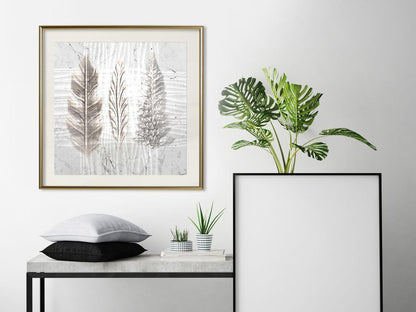 Botanical Wall Art - Three Species-artwork for wall with acrylic glass protection