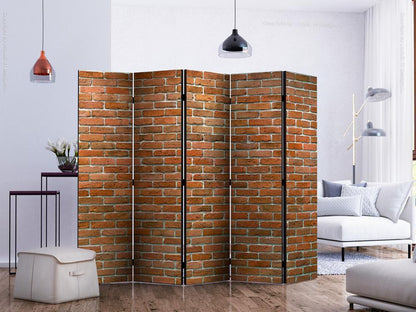 Decorative partition-Room Divider - Urban Border II-Folding Screen Wall Panel by ArtfulPrivacy