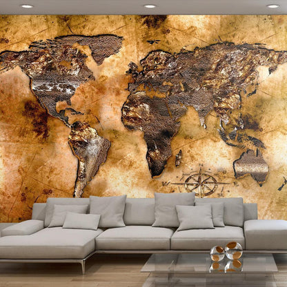Wall Mural - Opalescent Continents-Wall Murals-ArtfulPrivacy