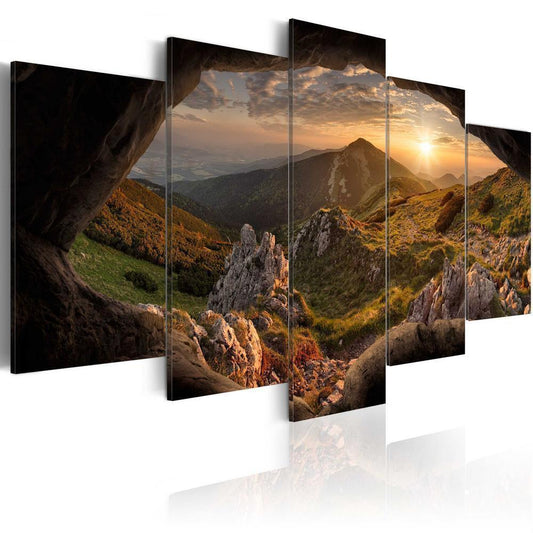 Canvas Print - Sunset in the Valley-ArtfulPrivacy-Wall Art Collection