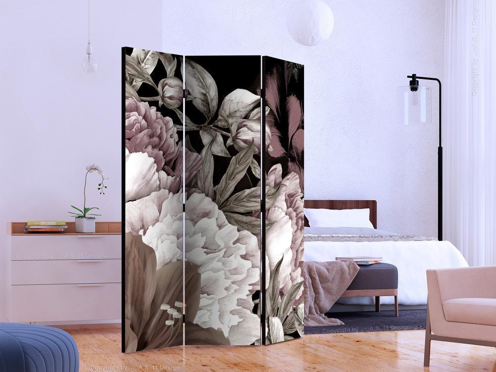 Decorative partition-Room Divider - Blissful Sleep-Folding Screen Wall Panel by ArtfulPrivacy